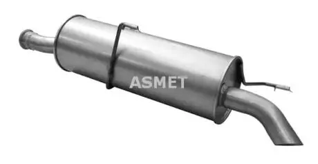 Глушник вихлопних газів кінцевий ASMET 08.015