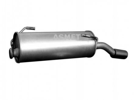 Глушитель выхлопных газов конечный ASMET 08.062 (фото 1)