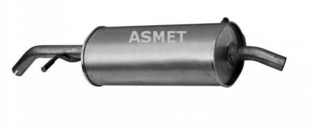 Глушник вихлопних газів кінцевий ASMET 09.085 (фото 1)
