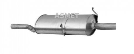 Глушник вихлопних газів кінцевий ASMET 12.028 (фото 1)