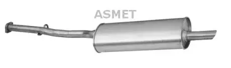 Глушник вихлопних газів кінцевий ASMET 12.034