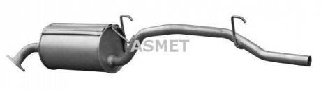 Глушитель выхлопных газов конечный ASMET 13.020 (фото 1)