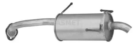 Глушник вихлопних газів кінцевий ASMET 14.048