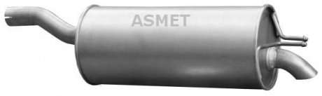 Глушник вихлопних газів кінцевий ASMET 16.082 (фото 1)
