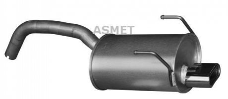 Глушитель выхлопных газов конечный ASMET 16.091 (фото 1)