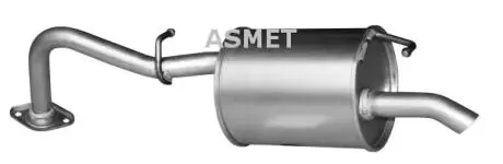 Глушник вихлопних газів кінцевий ASMET 20.014