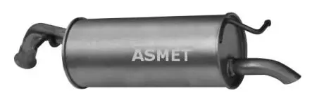 Глушник вихлопних газів кінцевий ASMET 20.029