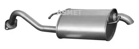 Глушник вихлопних газів кінцевий ASMET 20.036