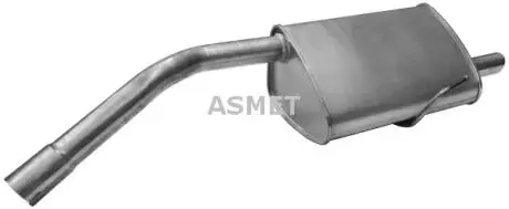 Глушник вихлопних газів кінцевий ASMET 29.009
