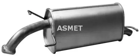 Глушитель выхлопных газов конечный ASMET 31.001