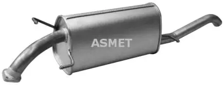 Глушник вихлопних газів кінцевий ASMET 31.003