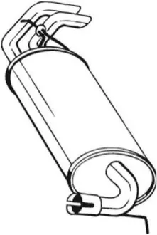 Глушитель выхлопных газов конечный BOSAL 211-077