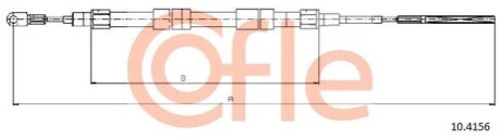 Трос, стояночная тормозная система COFLE 10.4156