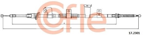 Трос, стояночная тормозная система COFLE 17.2301