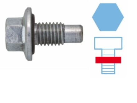 Резьбовая пробка, маслянный поддон CORTECO 220068H (фото 1)