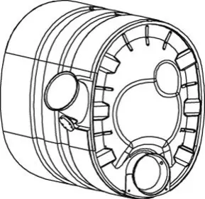 Глушник вихлопних газів кінцевий Dinex 80393