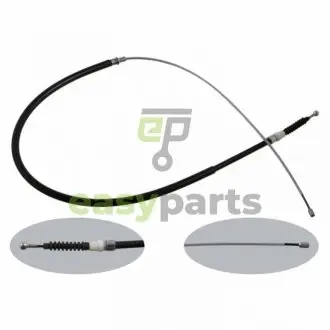 Трос ручника VW Touran 1.2-2.0 TDI/TSI 03-15 (1561 мм) FEBI BILSTEIN 36347