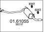 Глушник вихлопних газів кінцевий MTS 01.61055 (фото 1)