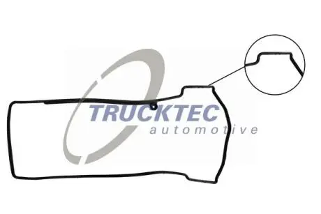 Прокладка, крышка головки цилиндра TRUCKTEC 02.10.103