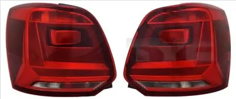 ЛАМПА/ TYJ / VW POLO V 14 - / L / ЧЕРНЫЙ TYC 11-12606-31-2