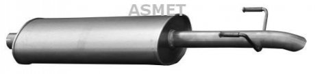 Глушитель выхлопных газов конечный ASMET 02.043