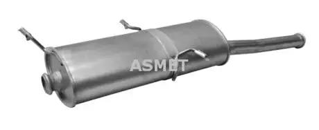 Глушник вихлопних газів кінцевий ASMET 09.093