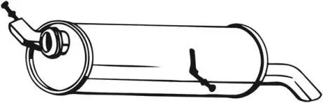 Глушитель выхлопных газов конечный BOSAL 190-247 (фото 1)