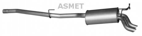 Глушник вихлопних газів кінцевий ASMET 01.075 (фото 1)