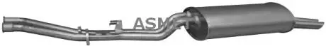 Глушник вихлопних газів кінцевий ASMET 12.023