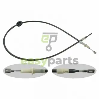 Трос ручника (задній) (R) MB E-class (W211) 02-09 (1726mm) FEBI BILSTEIN 26467