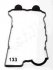 Прокладка клапанной крышки резиновая ASHIKA 47-01-133 (фото 2)