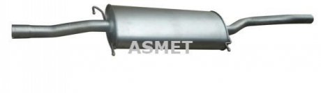 Середній глушник вихлопних газів ASMET 01.078 (фото 1)