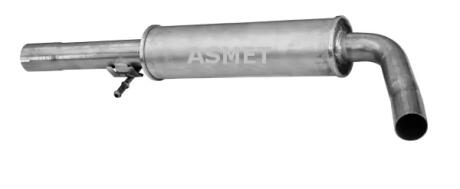 Средний глушитель выхлопных газов ASMET 03.076