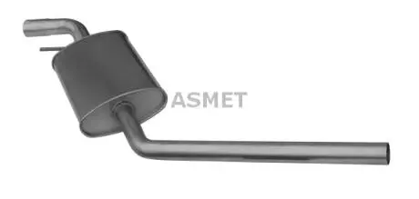 Средний глушитель выхлопных газов ASMET 04.073