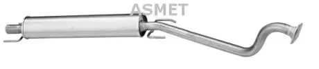 Середній глушник вихлопних газів ASMET 05.158