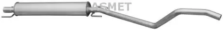 Середній глушник вихлопних газів ASMET 05.182