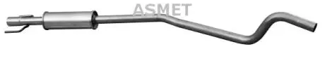 Середній глушник вихлопних газів ASMET 05.200