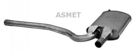 Средний глушитель выхлопных газов ASMET 06.017