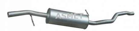 Средний глушитель выхлопных газов ASMET 07.237 (фото 1)