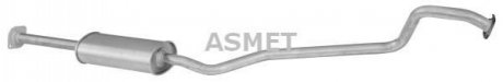 Середній глушник вихлопних газів ASMET 14.034 (фото 1)