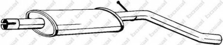 Середній глушник вихлопних газів BOSAL 148-005