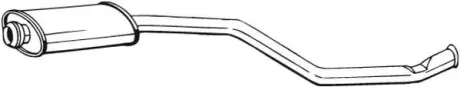 Середній глушник вихлопних газів BOSAL 279-095