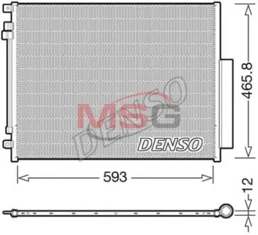 Ч?ОДНИКА КОНДИЦИОНЕРА ALFA ROMEO DENSO DCN01005