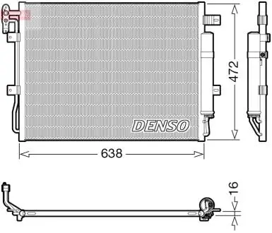 Ч?ODNICA КОНДИЦИОНЕР LAND ROVER DENSO DCN14003