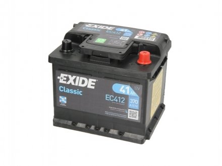 Стартерная аккумуляторная батарея EXIDE EC412 (фото 1)