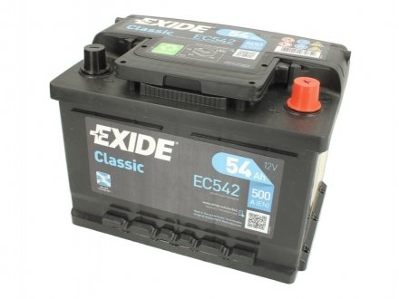 Стартерна акумуляторна батарея EXIDE EC542 (фото 1)
