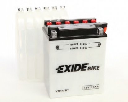 Стартерная аккумуляторная батарея EXIDE YB14-B2 (фото 1)