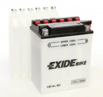 Фото стартерна акумуляторна батарея EXIDE YB14L-B2 Стартерна акумуляторна батарея EXIDE YB14L-B2