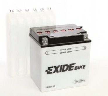 Стартерная аккумуляторная батарея EXIDE YB30L-B (фото 1)