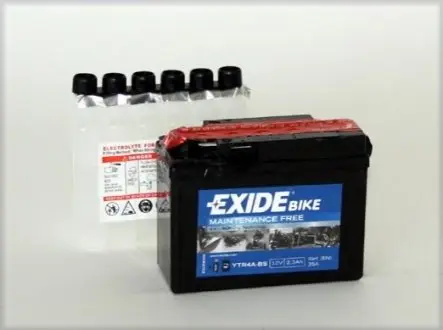 Фото стартерна акумуляторна батарея EXIDE YTR4A-BS Стартерна акумуляторна батарея EXIDE YTR4A-BS